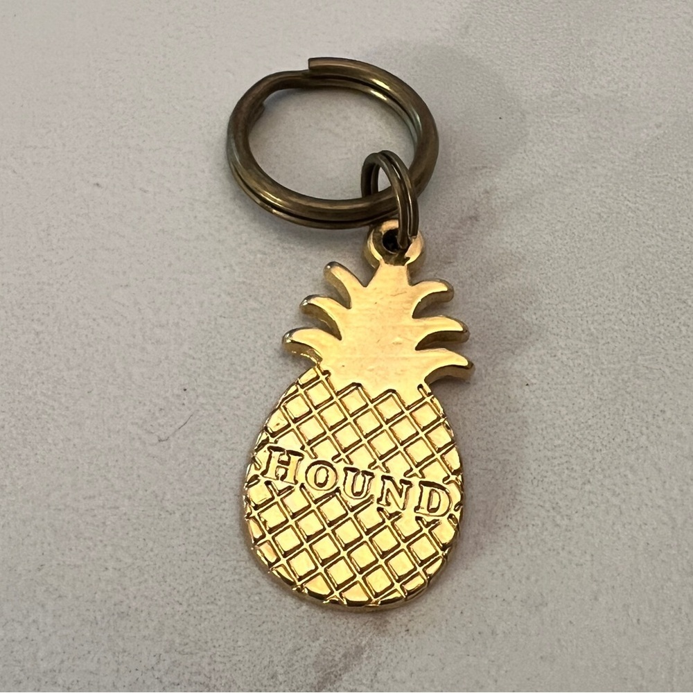 Adorable Hound Collection Gold Pineapple Charm